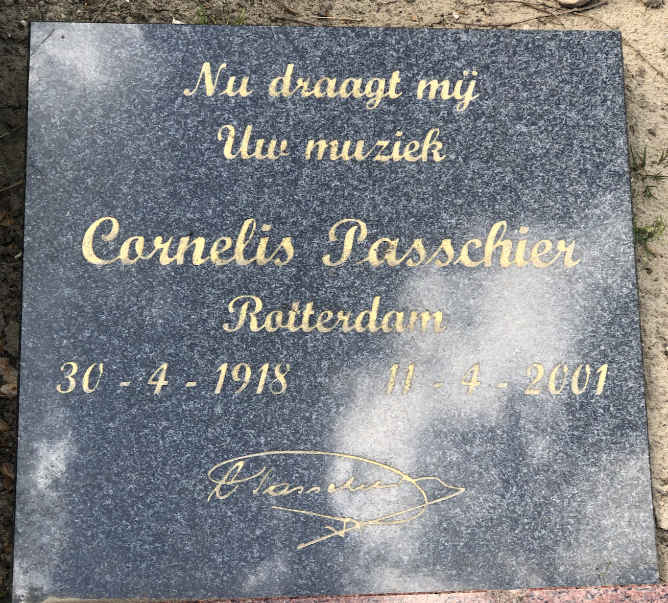 Grafsteen van Cornelis Passchier